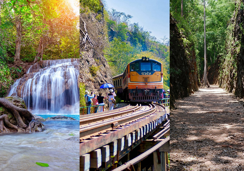 Popular attractions Kanchanaburi