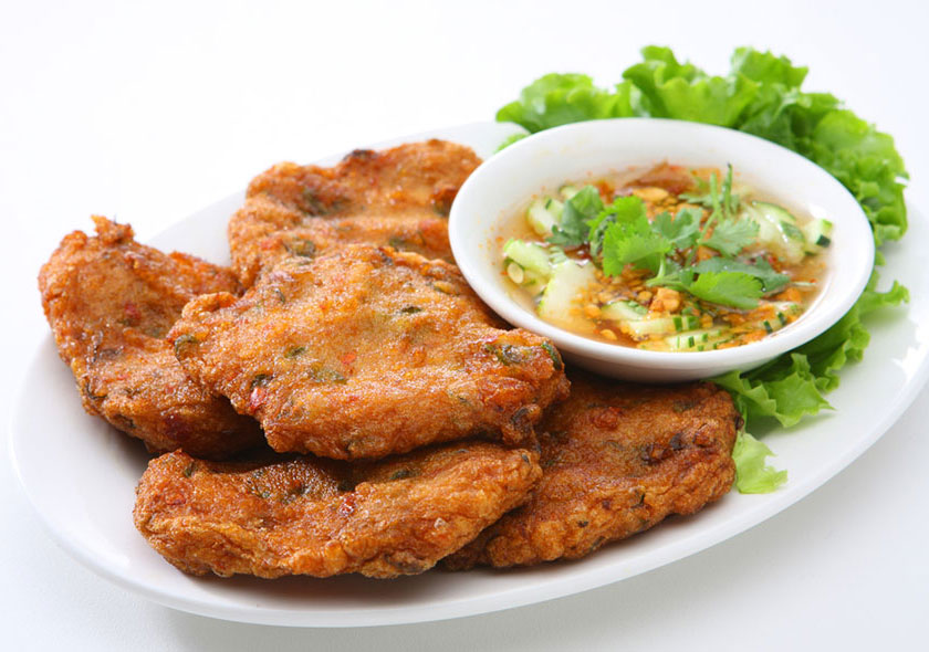 Fried fish cakes