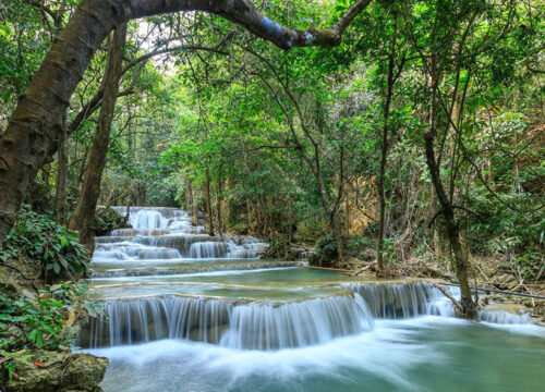 Huay Mae Khamin Waterfall Kanchanaburi